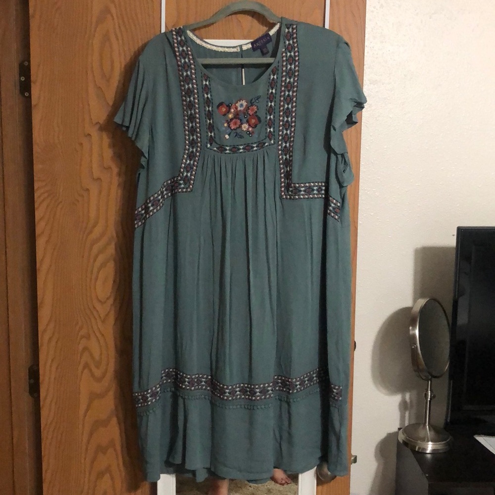 Embroidered Artesia Dress